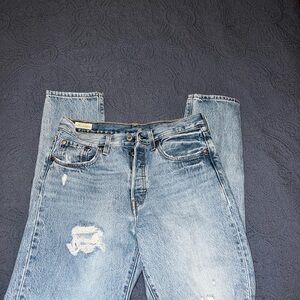 Levi's 501 High Rise Women Jeans - Light Blue